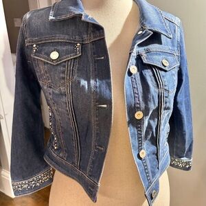 White House Black Market Denim Jacket